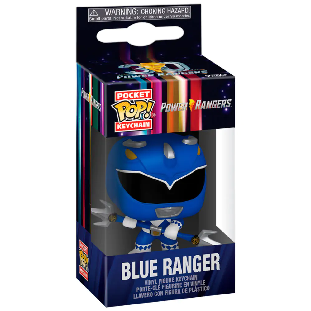 Žepna POP obesek za ključe Power Rangers 30th Anniversary Blue Ranger fotografija izdelka