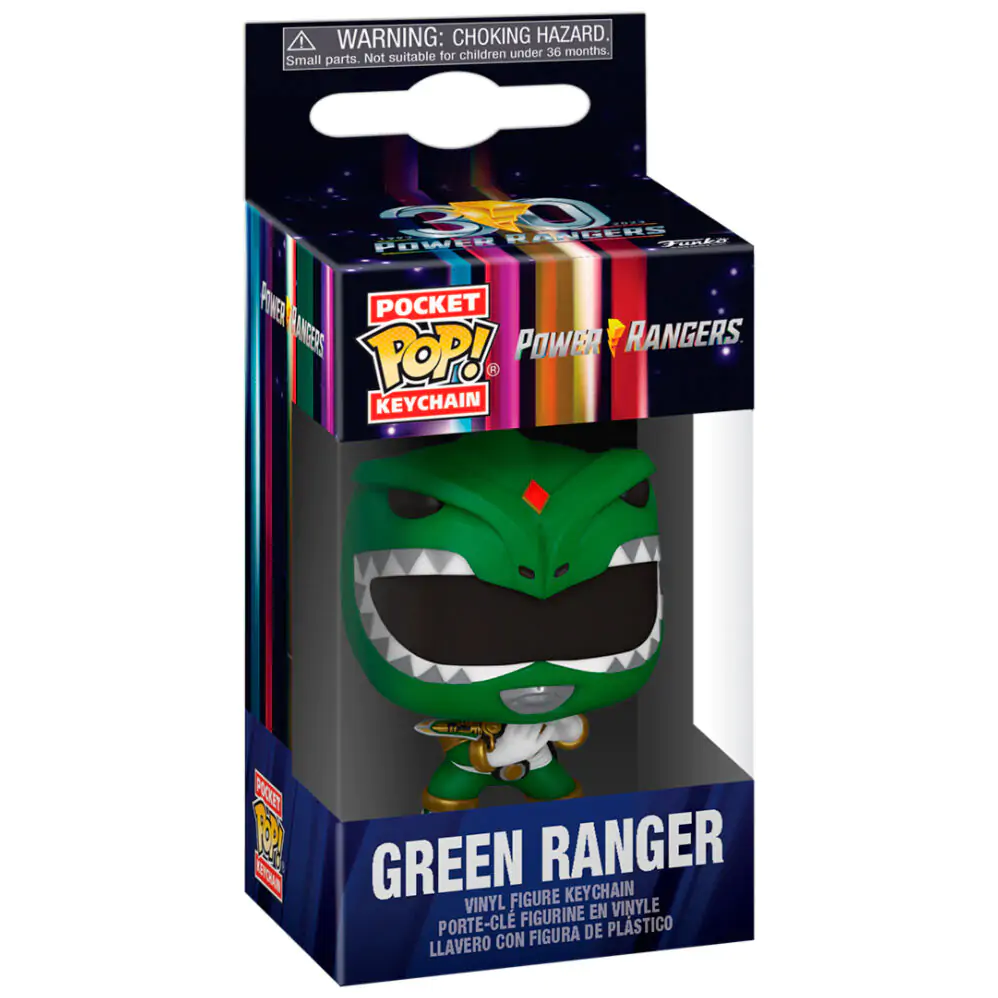 Žepna POP obesek za ključe Power Rangers 30th Anniversary Green Ranger fotografija izdelka