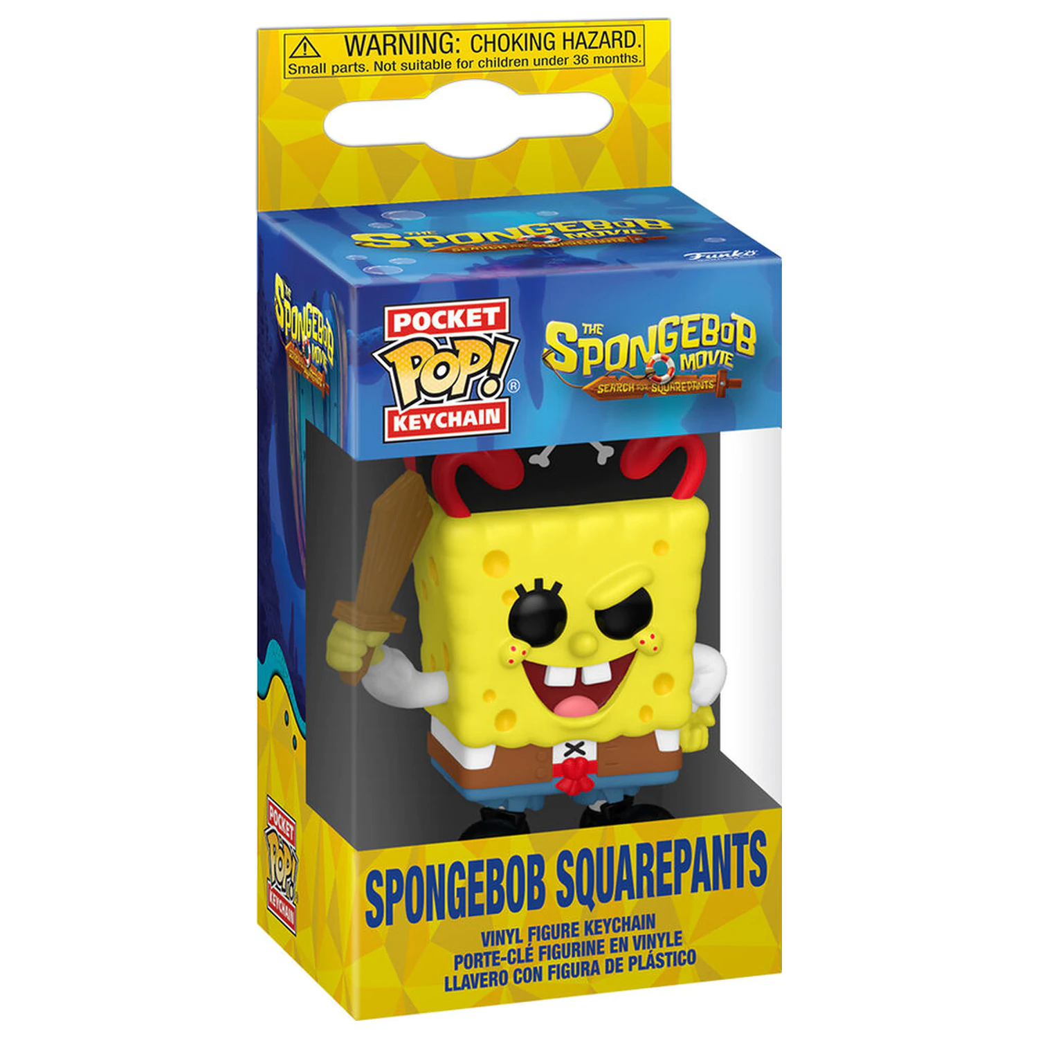 Žepni Funko POP obesek za ključe SpongeBob Search for Squarepants SpongeBob SquarePants fotografija izdelka