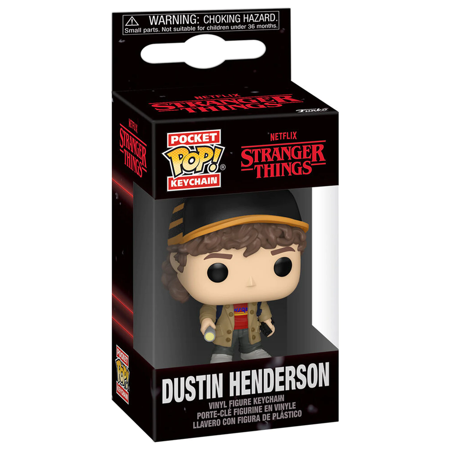 Pocket Funko POP obesek za ključe Stranger Things 5 Dustin Henderson fotografija izdelka