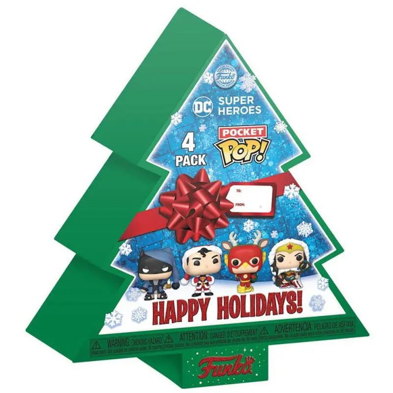 Pocket POP paket 4 figure DC Comics Tree Holiday Exclusive fotografija izdelka