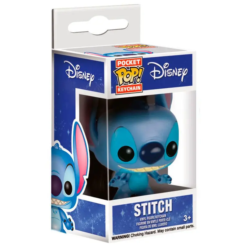 Lilo & Stitch Pocket POP! Vinilna obeska za ključe Stitch 4 cm fotografija izdelka