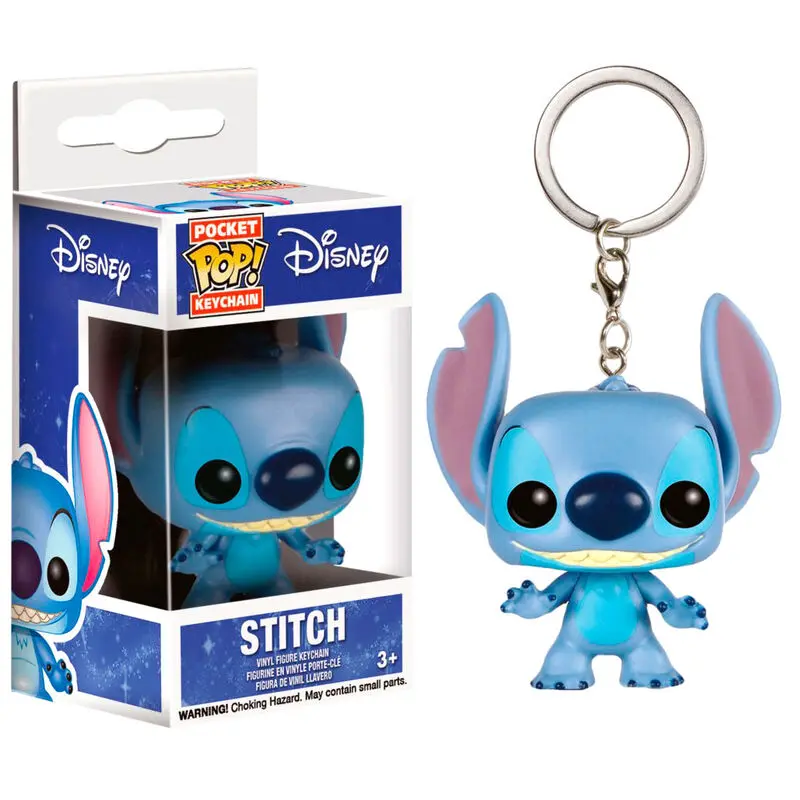 Lilo & Stitch Pocket POP! Vinilna obeska za ključe Stitch 4 cm fotografija izdelka