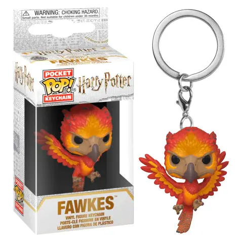 Harry Potter žepni POP! Vinilni obesek za ključe Fawkes 4 cm fotografija izdelka