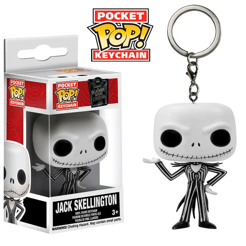 Nightmare Before Christmas Pocket POP! Vinyl obesek za ključe Jack Skellington 4 cm fotografija izdelka