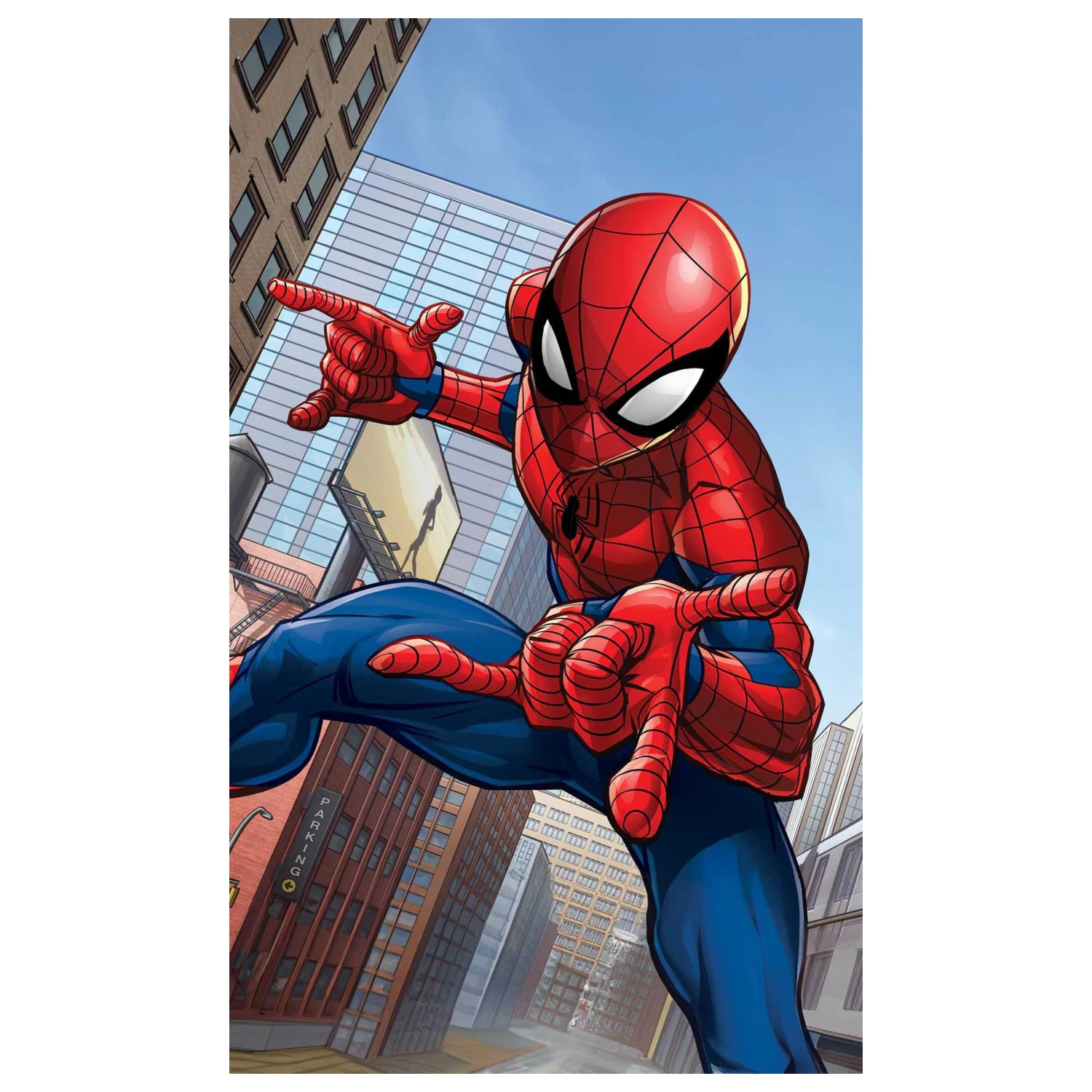 Spider-Man City Glider brisača za roke, brisača za obraz, brisača fotografija izdelka