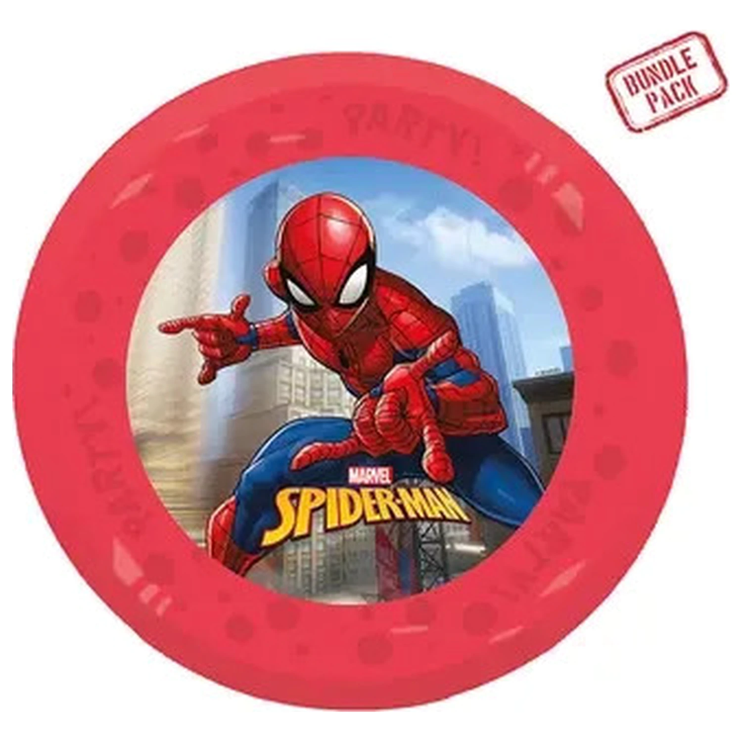 Spider-Man Crime Fighter micro premium plastični pladenj, ravna plošča, 4-delni set 21 cm fotografija izdelka