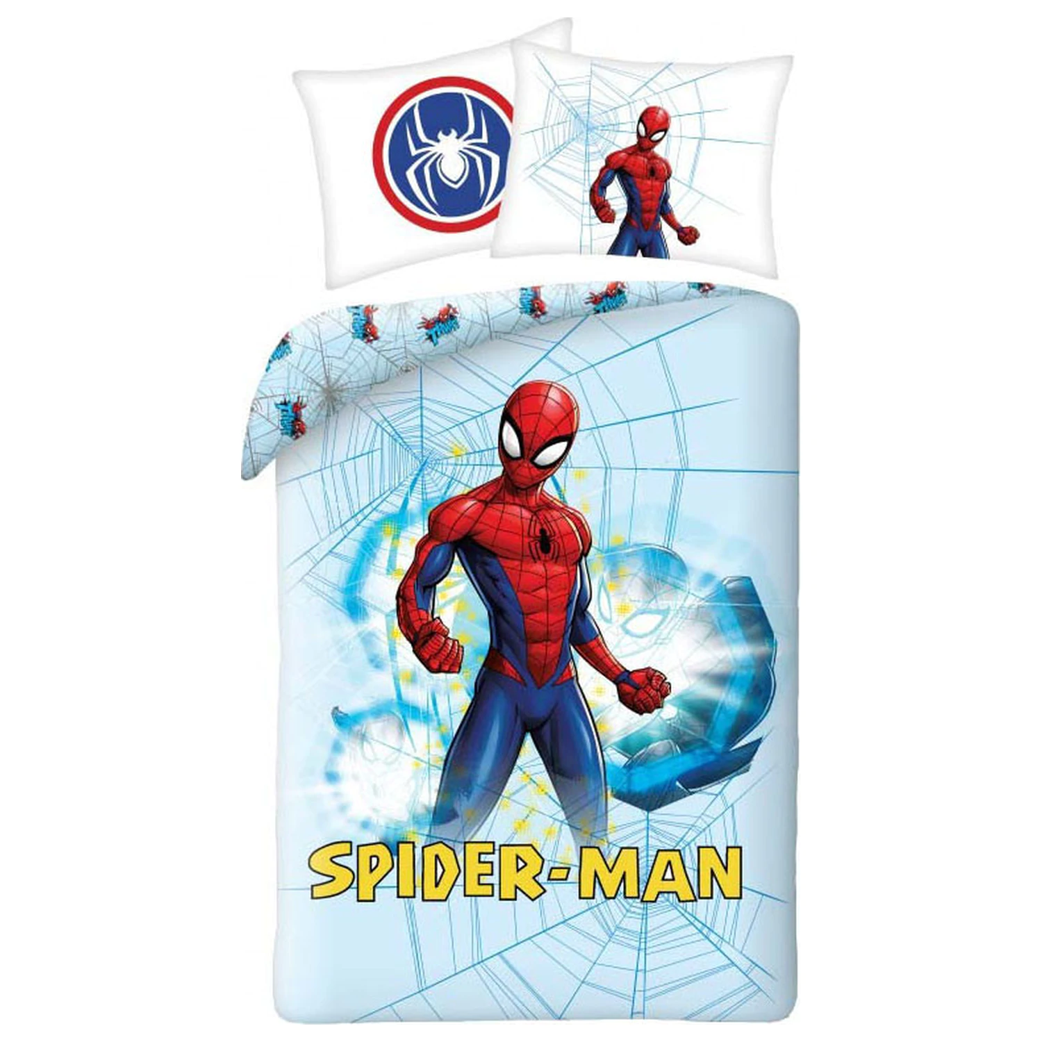 Spider-Man svetlo moder komplet prevlek za odejo fotografija izdelka
