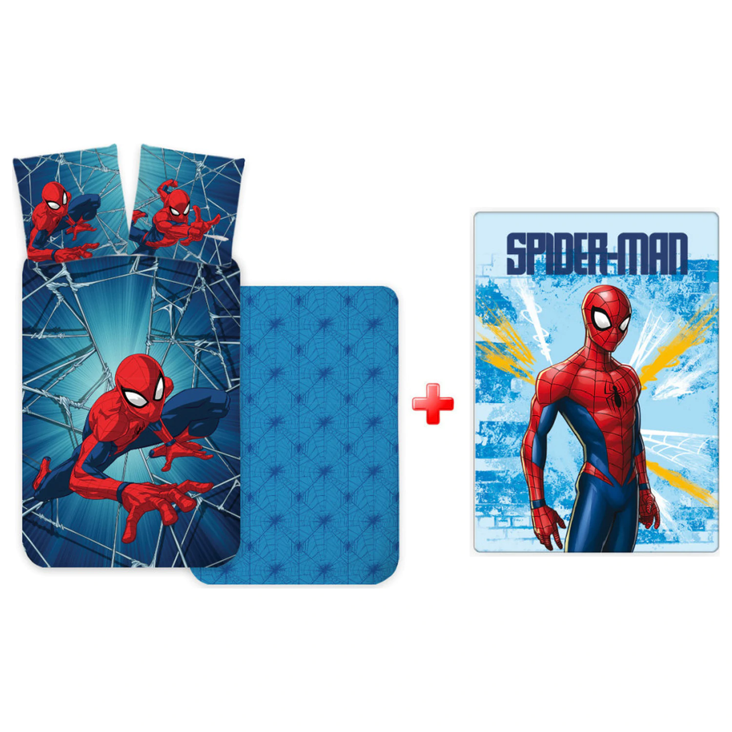 Spider-Man Light Kids' Predšolska prevleka za odejo in komplet flis odej fotografija izdelka