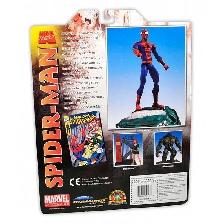 Marvel Select akcijska figura Classic Spider-Man 18 cm fotografija izdelka