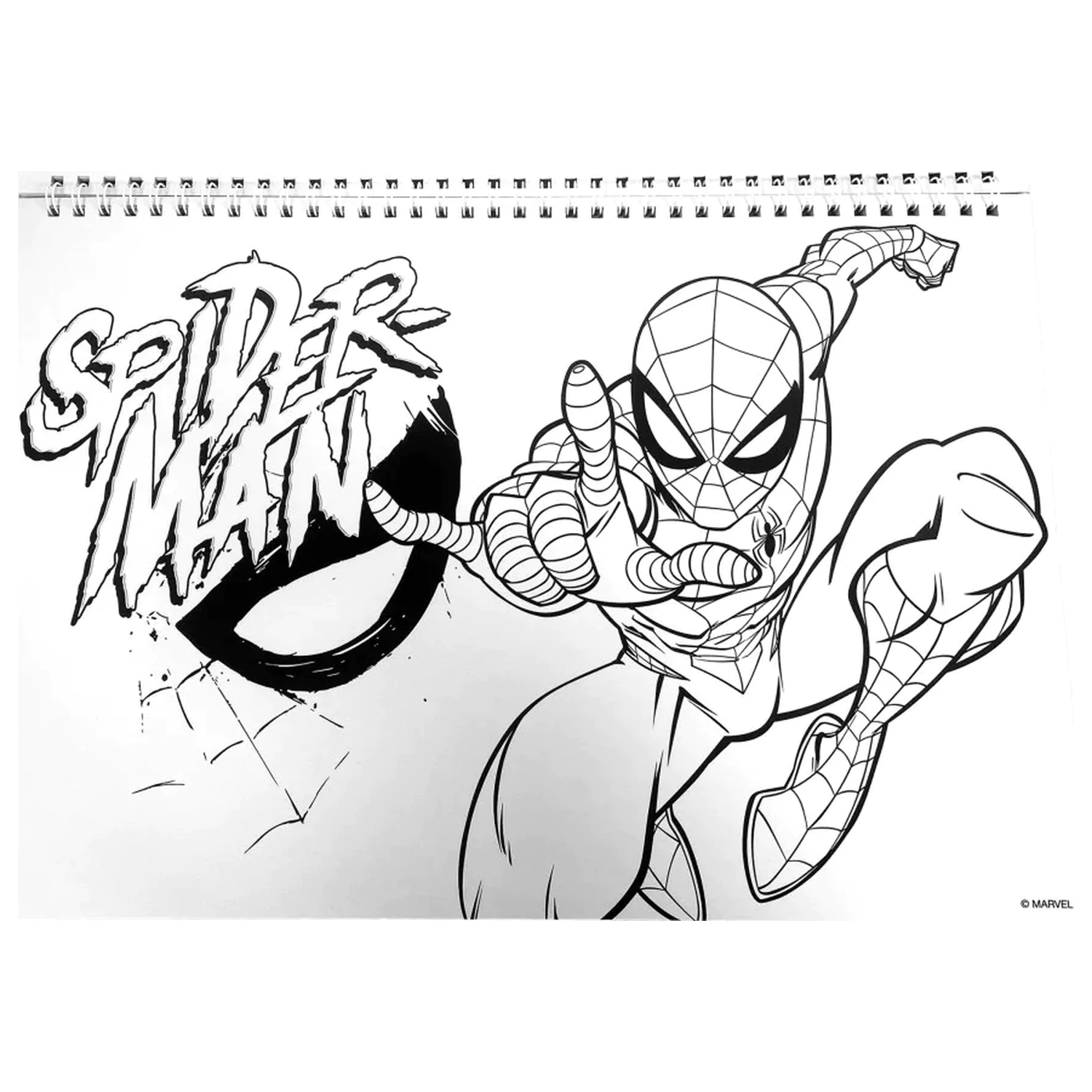 Spider-Man Miles Morales A4 spiralna skicirka 40 listov z nalepkami fotografija izdelka