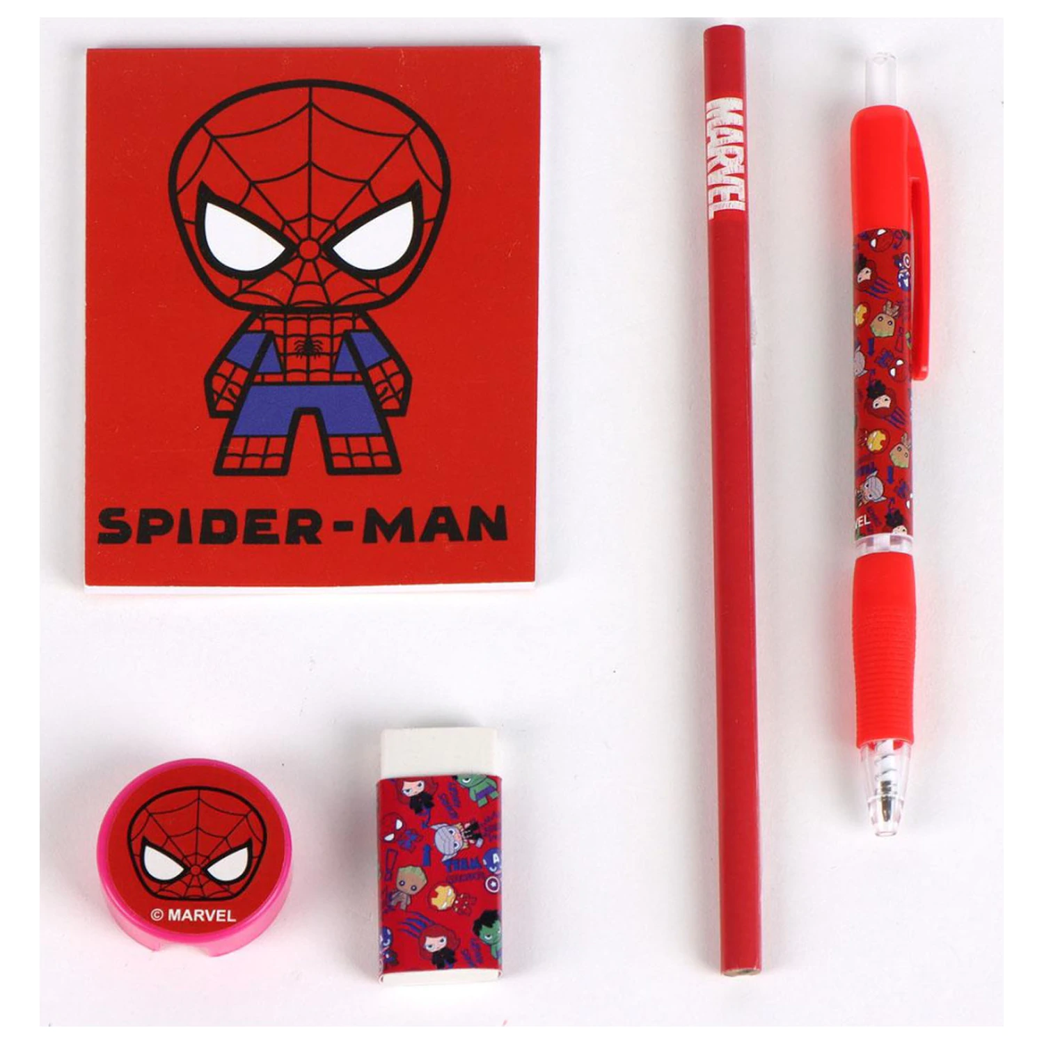 Spider-Man rdeča plišasta polnjena peresnica fotografija izdelka