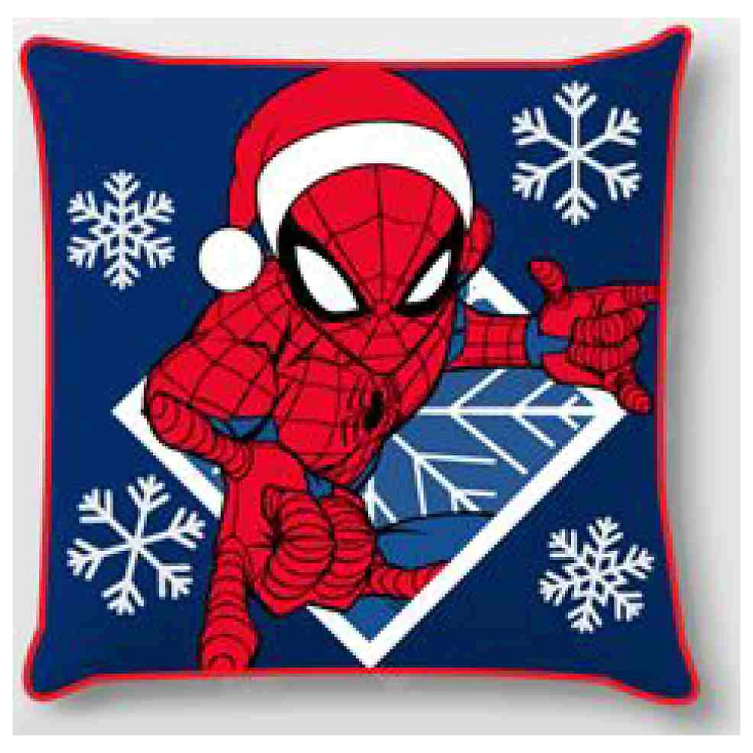 Spider-Man Snowflakes božična prevleka za vzglavnik fotografija izdelka