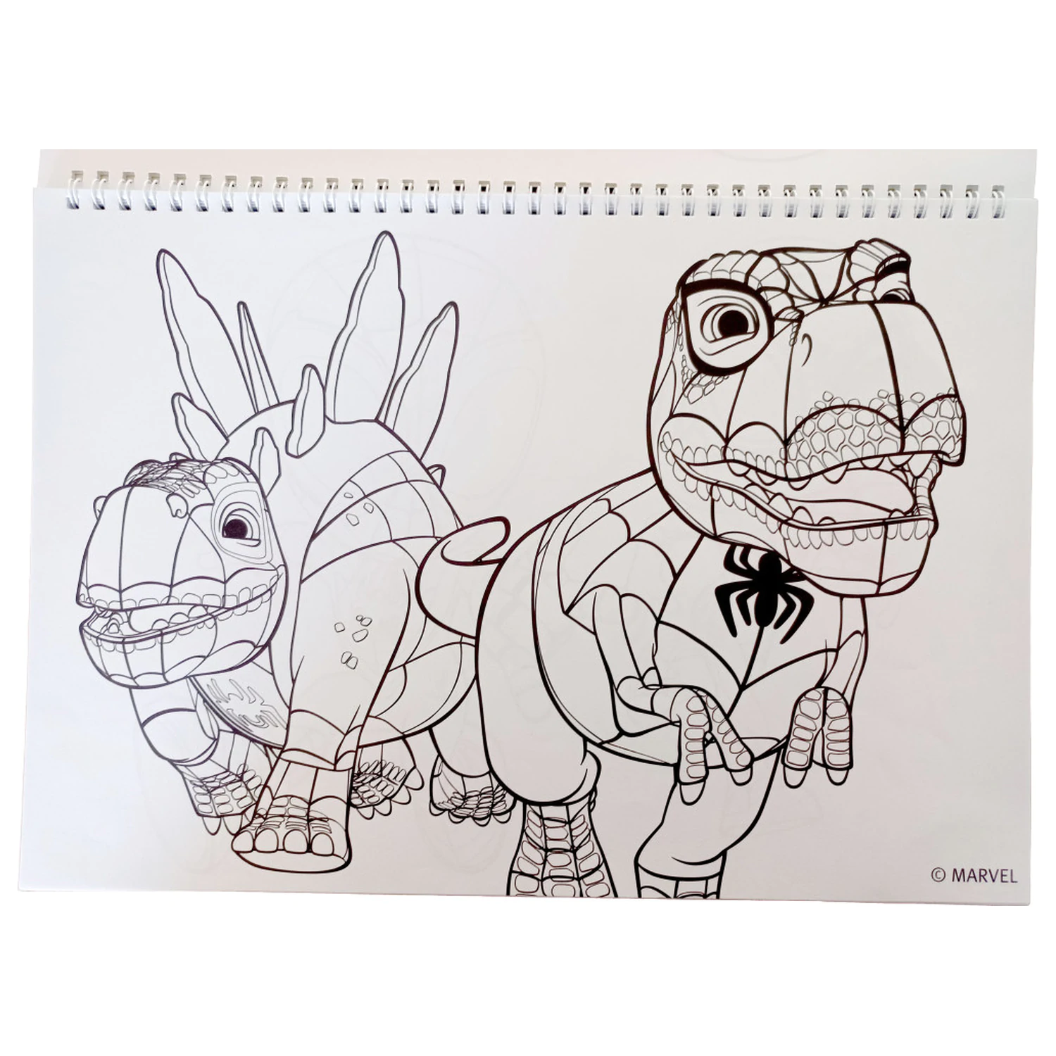 Spider-Man Spidey Dino-Webs A4 Spiralna skicirka 40 listov z nalepkami fotografija izdelka