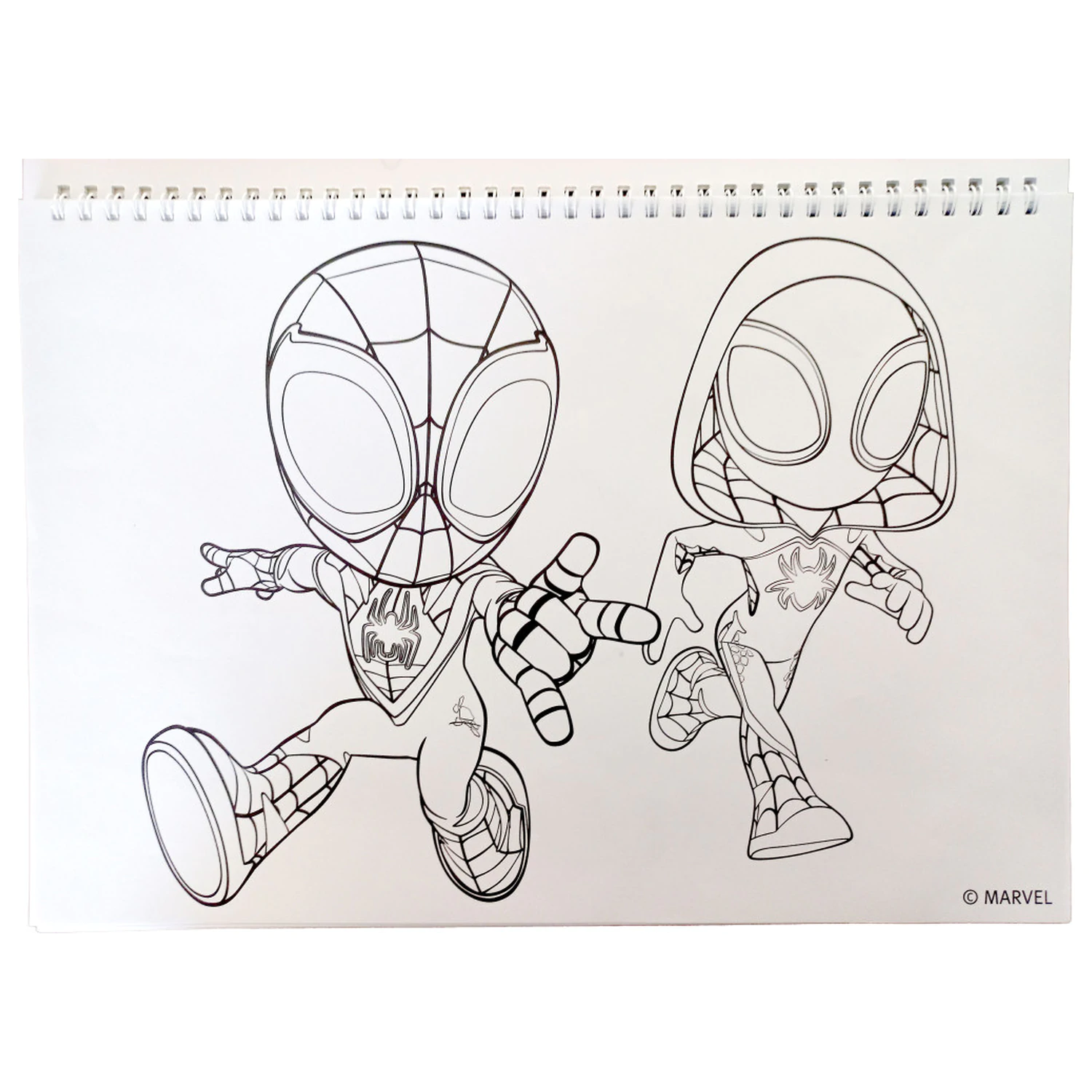 Spider-Man Spidey Dino-Webs A4 Spiralna skicirka 40 listov z nalepkami fotografija izdelka