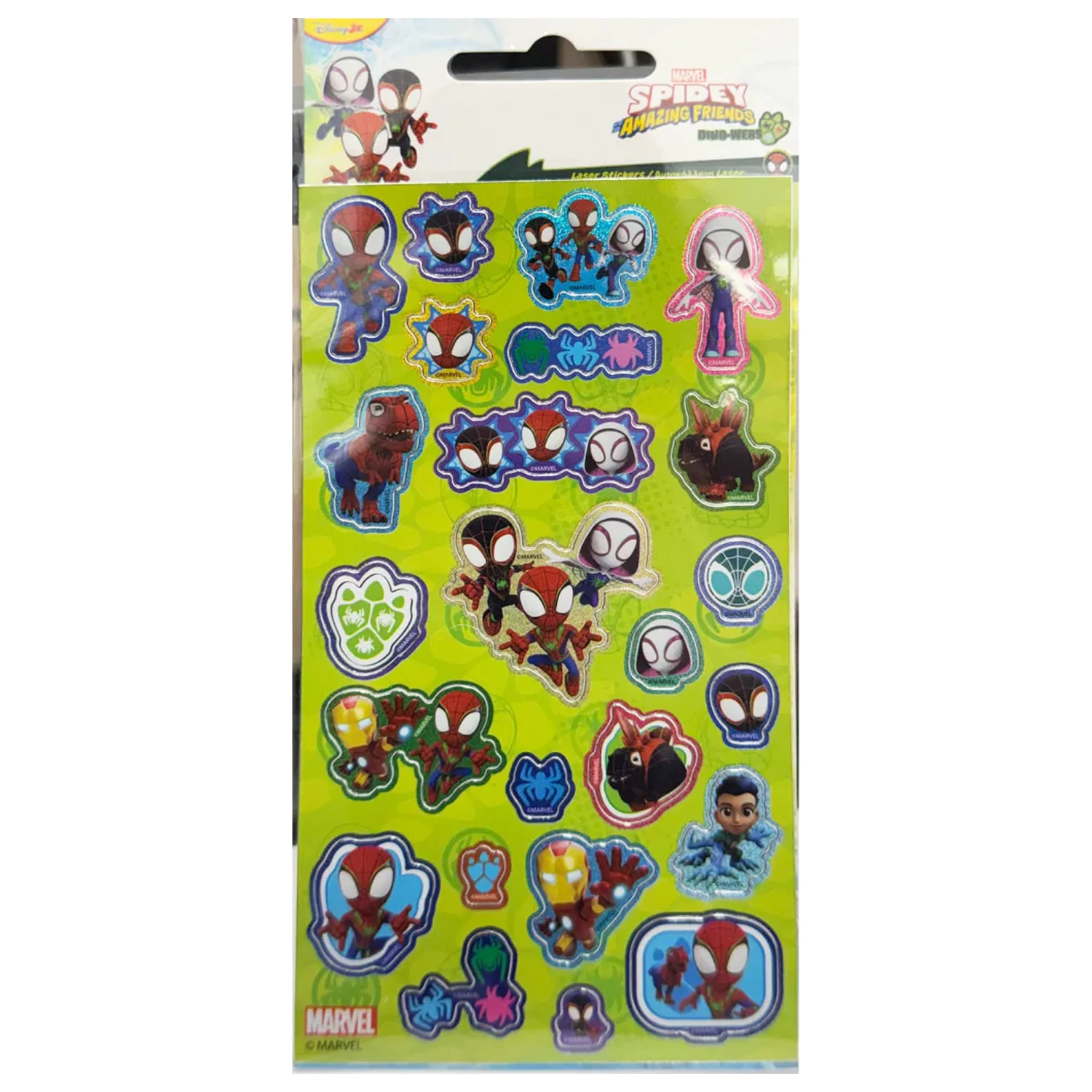 Spider-Man Spidey Dino Webs Hologram komplet nalepk fotografija izdelka