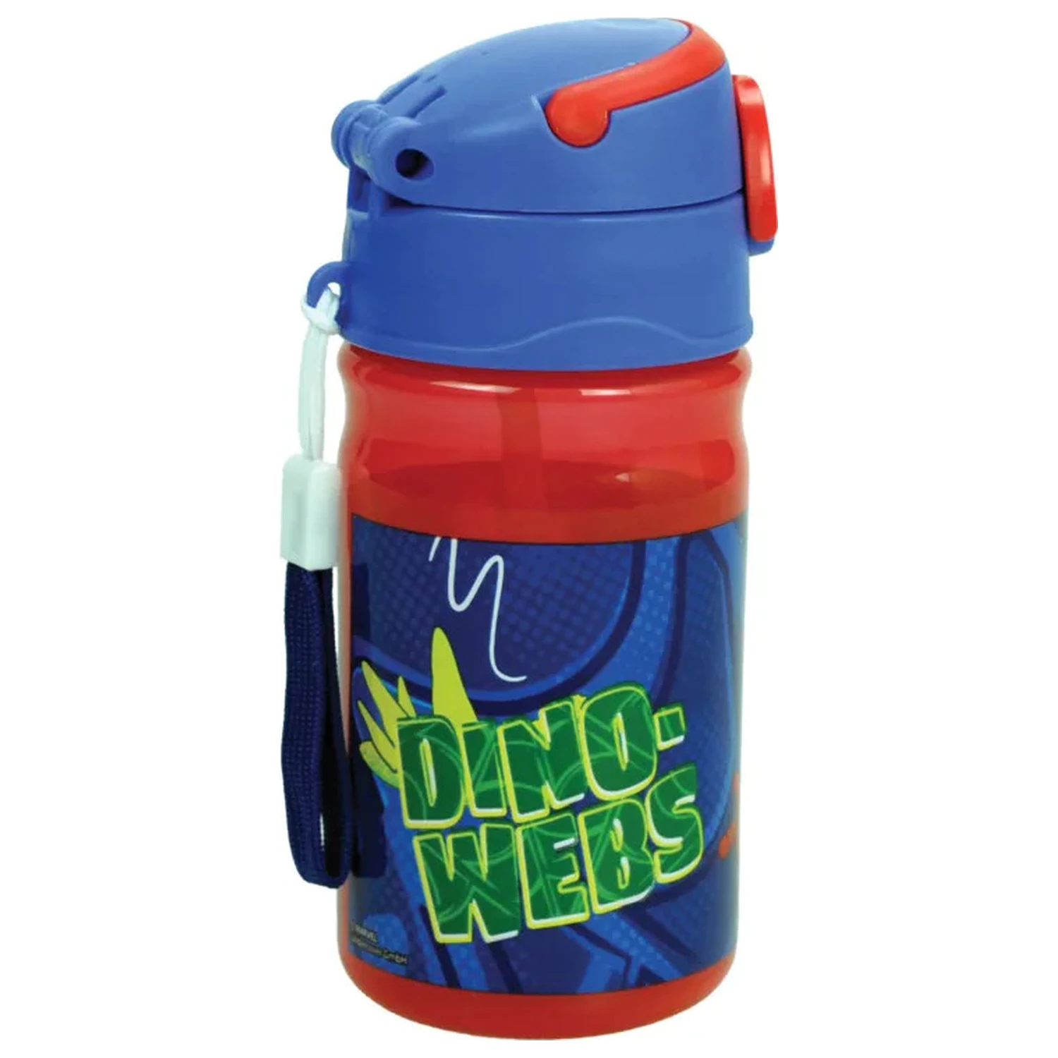 Spider-Man Spidey Dino Webs Plastična steklenička s slamico z obešalnikom 350 ml fotografija izdelka