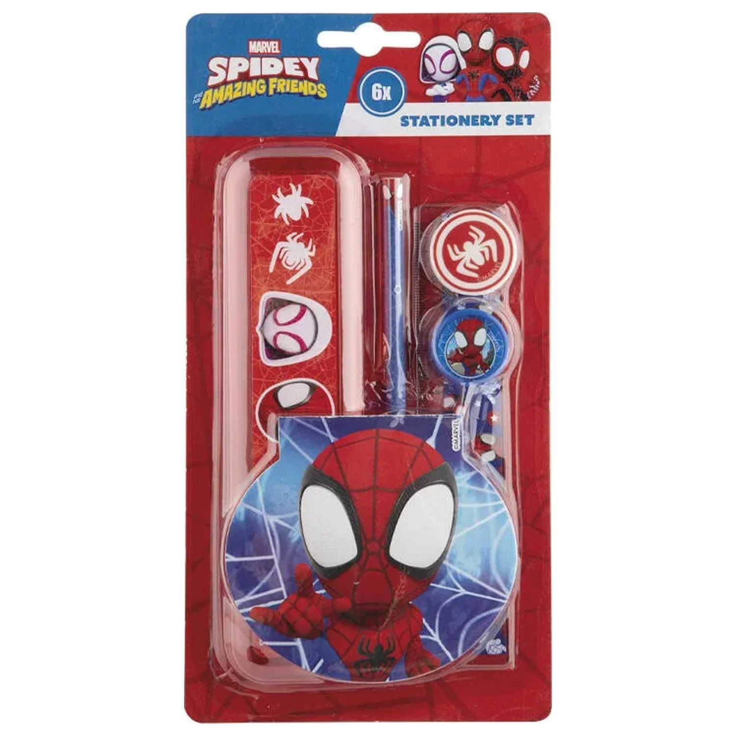Spider-Man Spidey Friends komplet pisarniškega materiala 6-delni fotografija izdelka