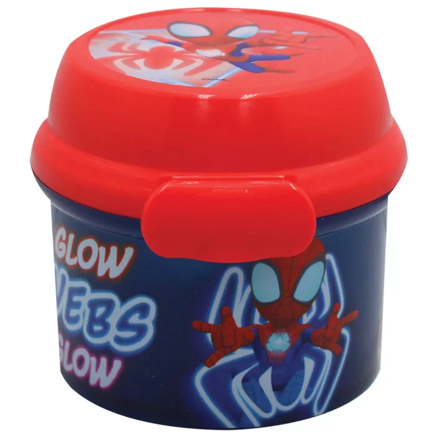 Spider-Man Spidey Glow plastična škatlica za prigrizke 270 ml fotografija izdelka
