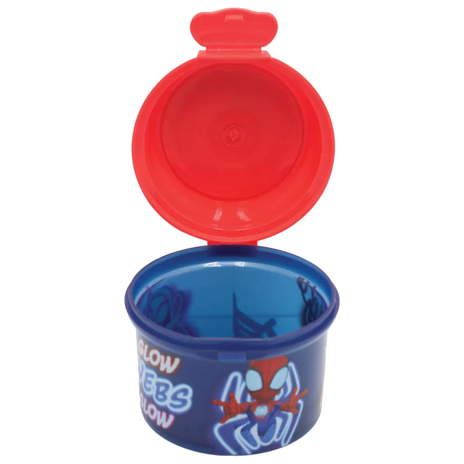 Spider-Man Spidey Glow plastična škatlica za prigrizke 270 ml fotografija izdelka