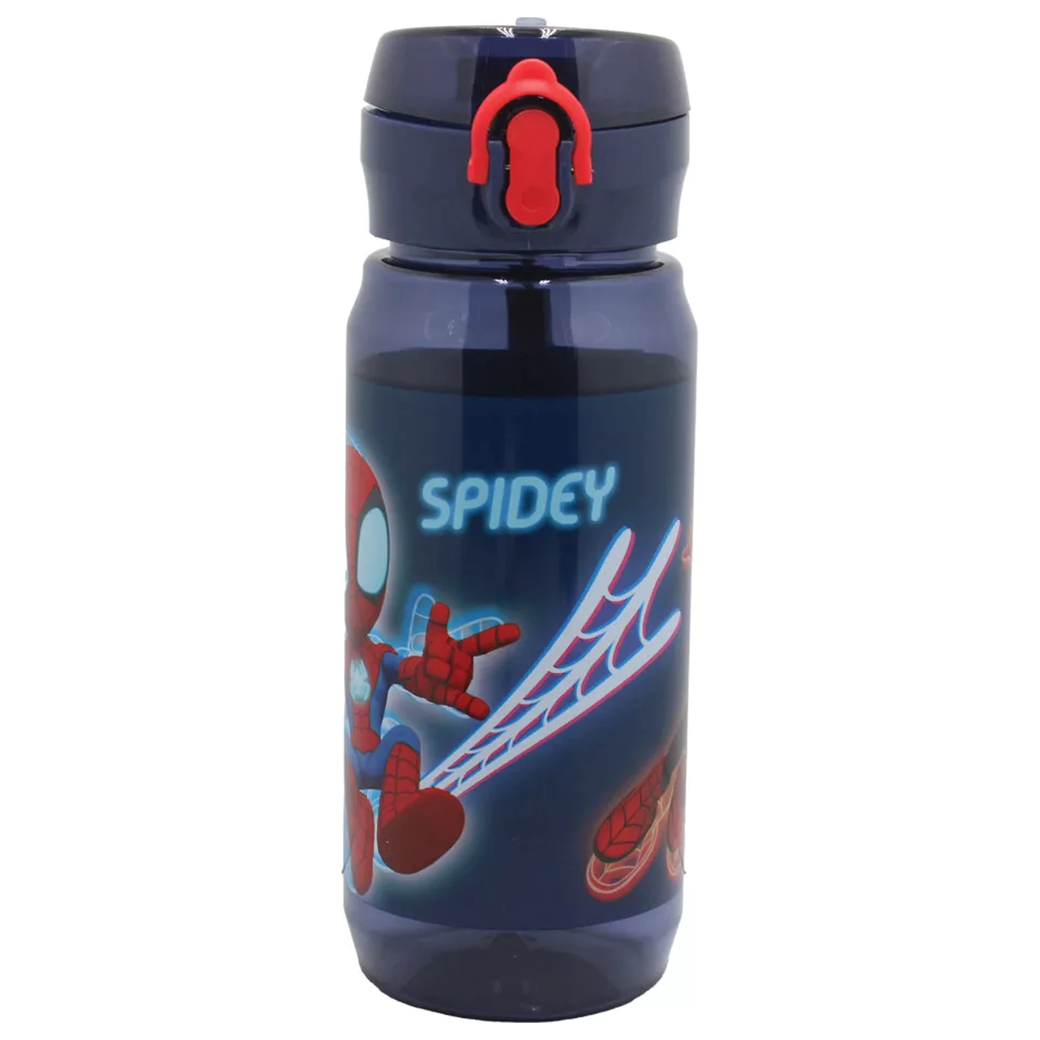 Spider-Man Spidey Web Plastična steklenica za vodo z obešalnikom 600 ml fotografija izdelka