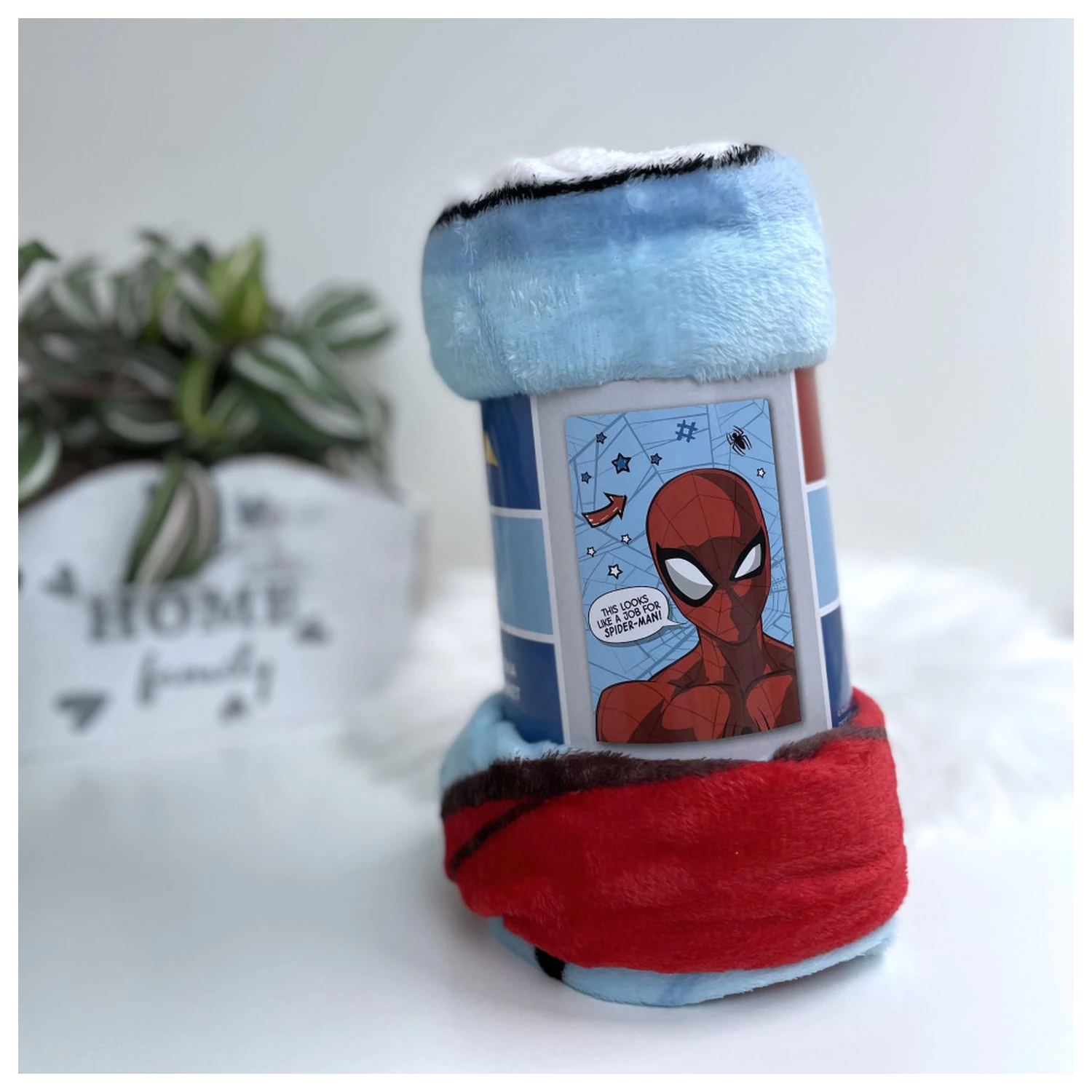 Spider-Man Star odeja iz mikroflisa fotografija izdelka