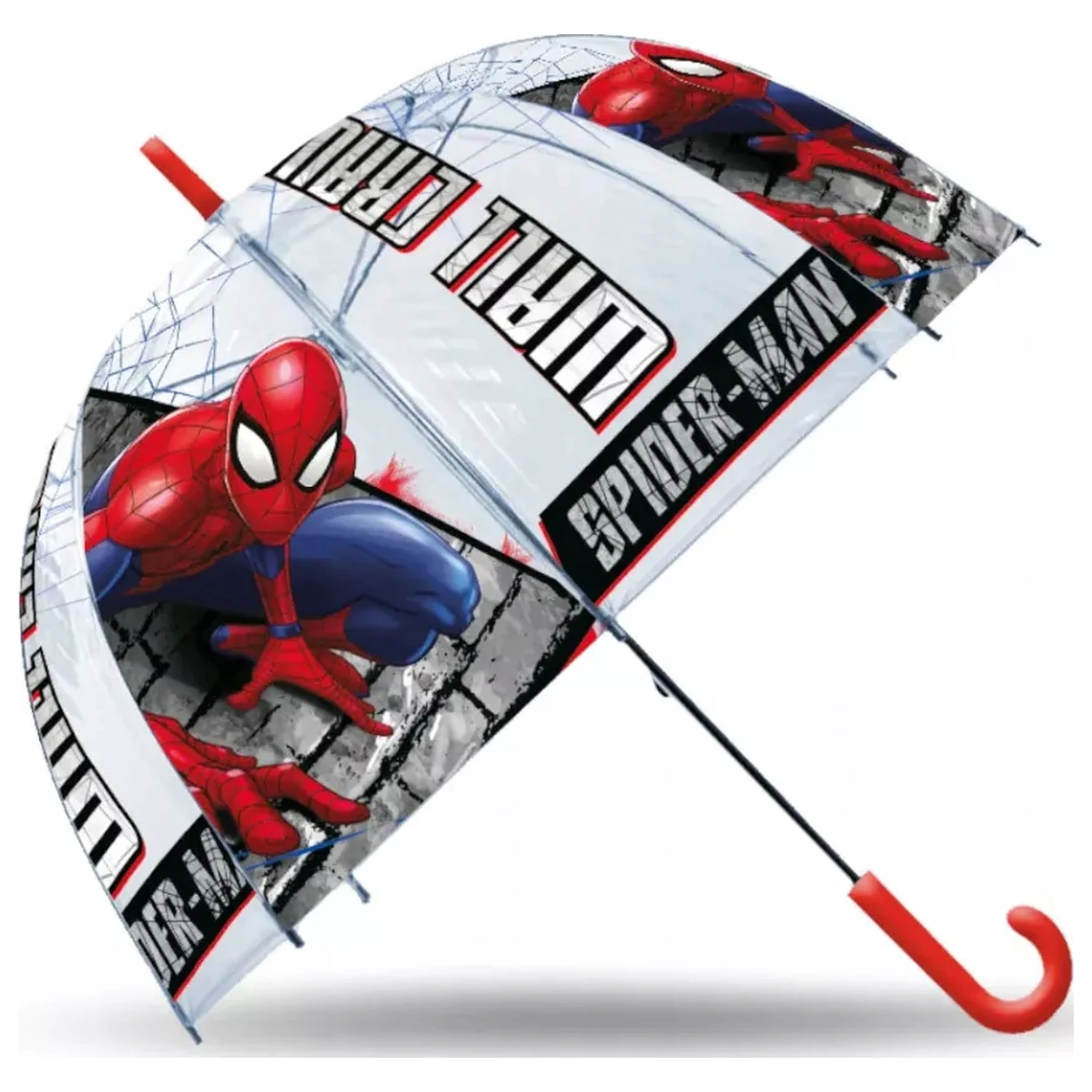Spider-Man Wall Crawler otroški prozoren dežnik fotografija izdelka