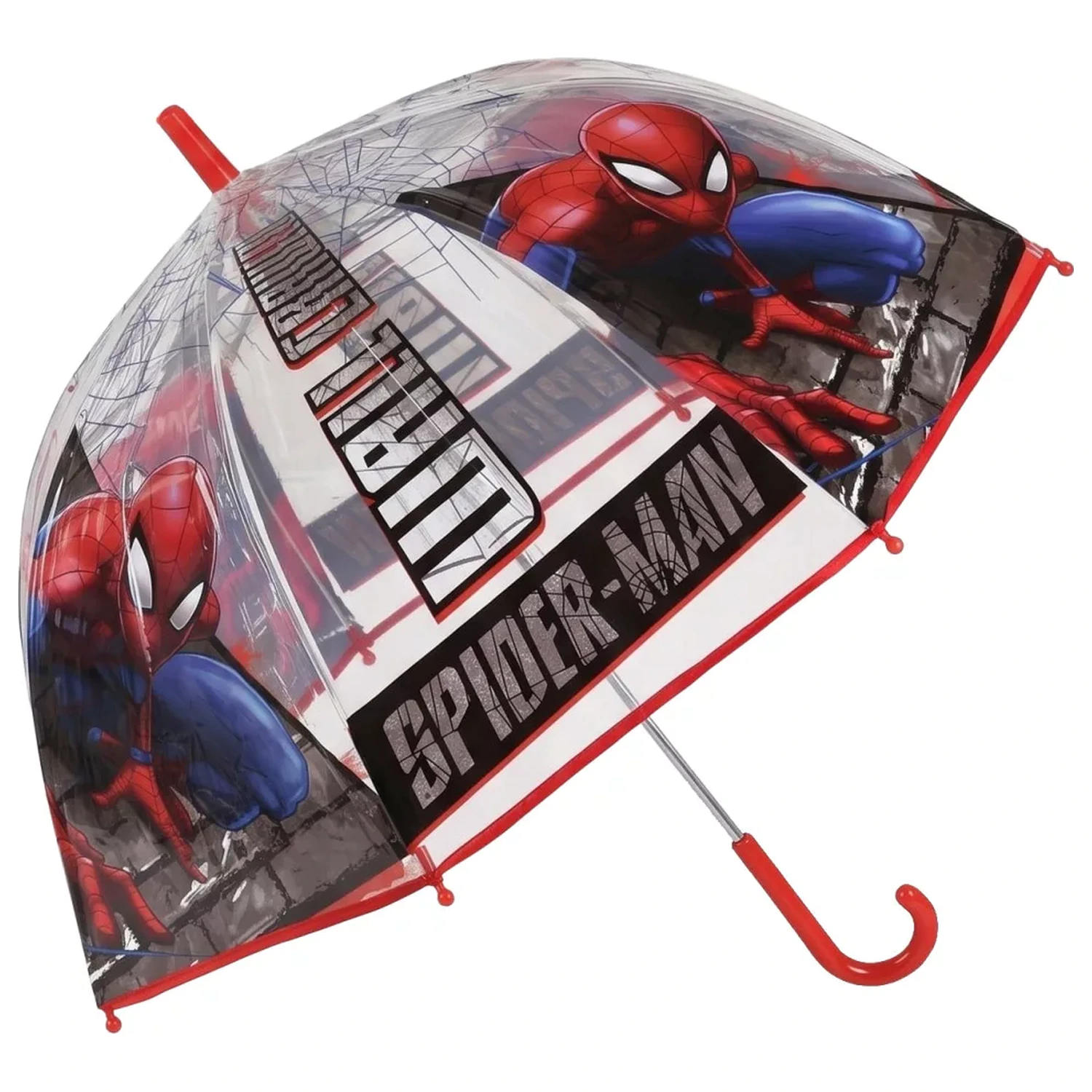 Spider-Man Wall Crawler otroški prozoren dežnik fotografija izdelka