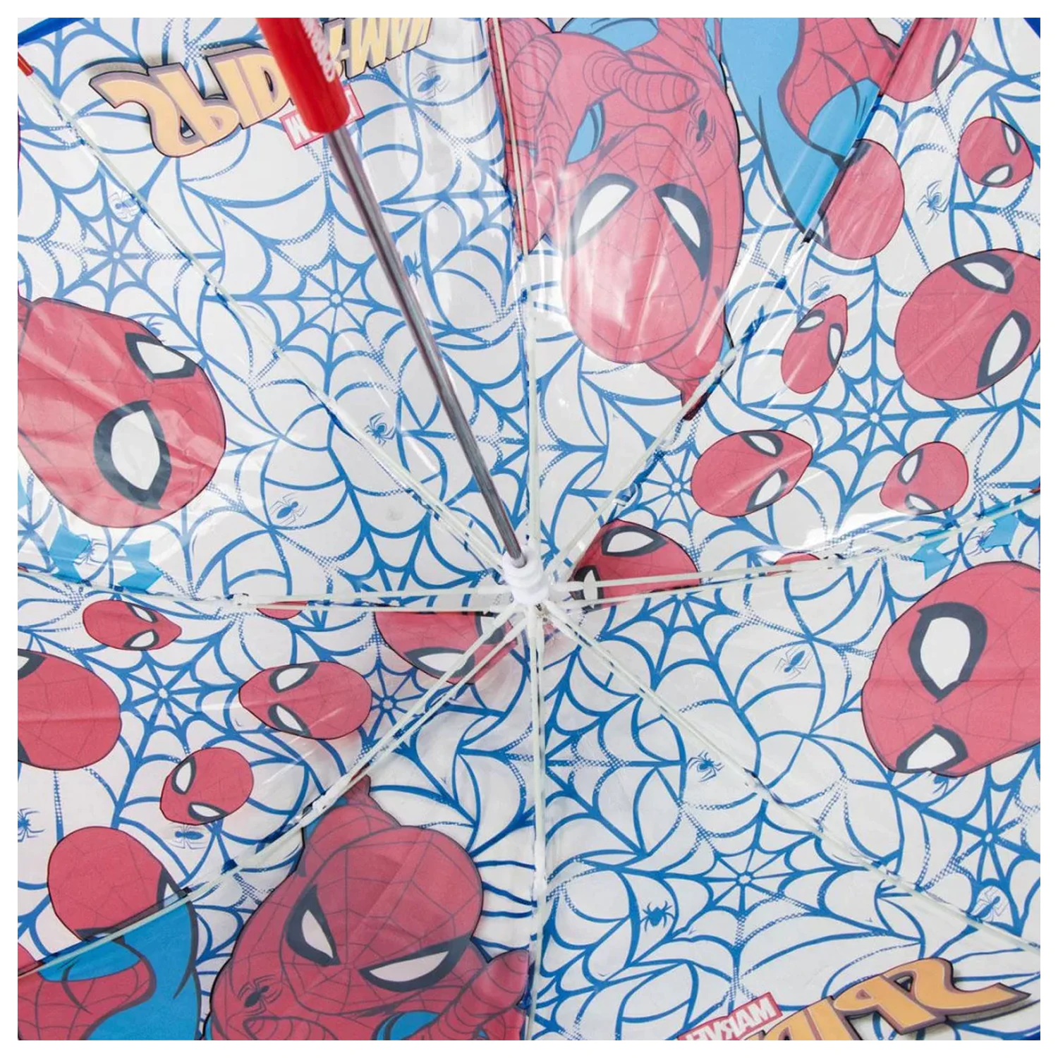 Spider-Man Web Otroški prozorni dežnik fotografija izdelka