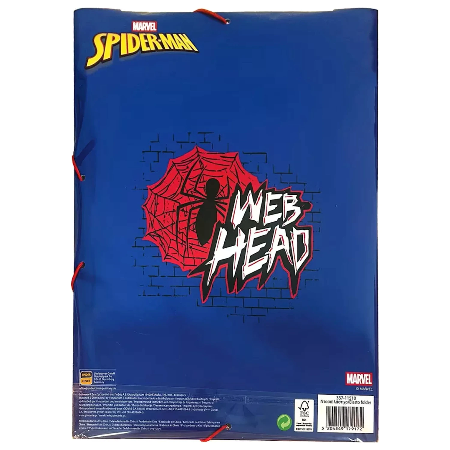 Spider-Man Web Head A/4 elastična mapa fotografija izdelka