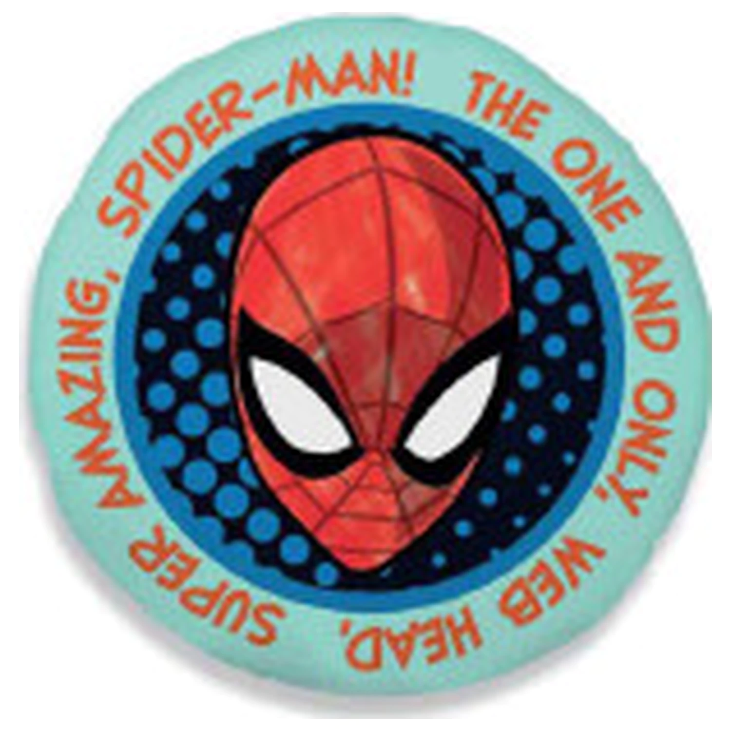 Spider-Man Web Head oblikovana blazina fotografija izdelka