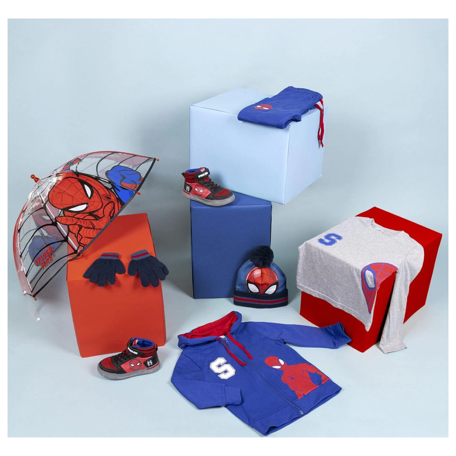 Spider-Man Web-Slinger otroški prozorni dežnik Ø71 cm fotografija izdelka