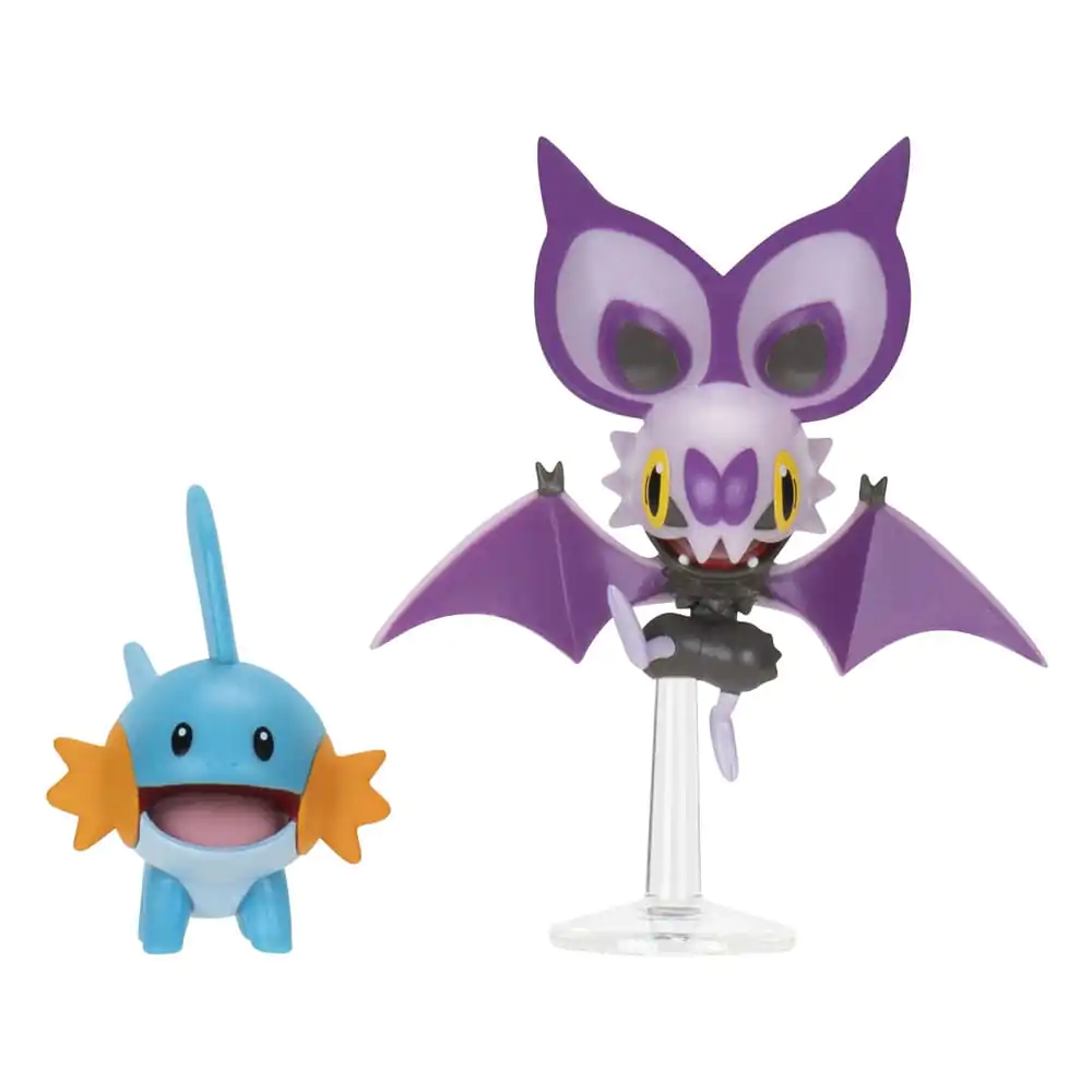 Pokémon Figure 2-Pack Mudkip & Noibat s stojalom 8 cm fotografija izdelka