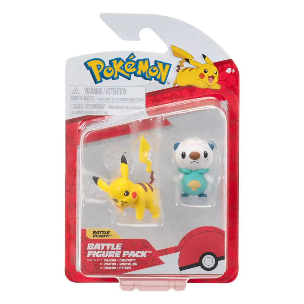 Pokémon Figurice 2-Pack Oshawott & Pikachu 8 cm fotografija izdelka