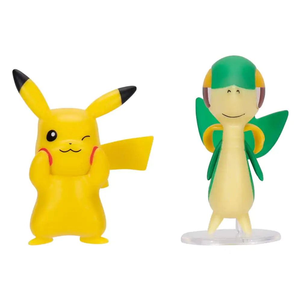 Pokémon Figure 2-Pack Snivy & Pikachu 8 cmPokémon figurici, paket 2 Snivy & Pikachu 8 cm fotografija izdelka