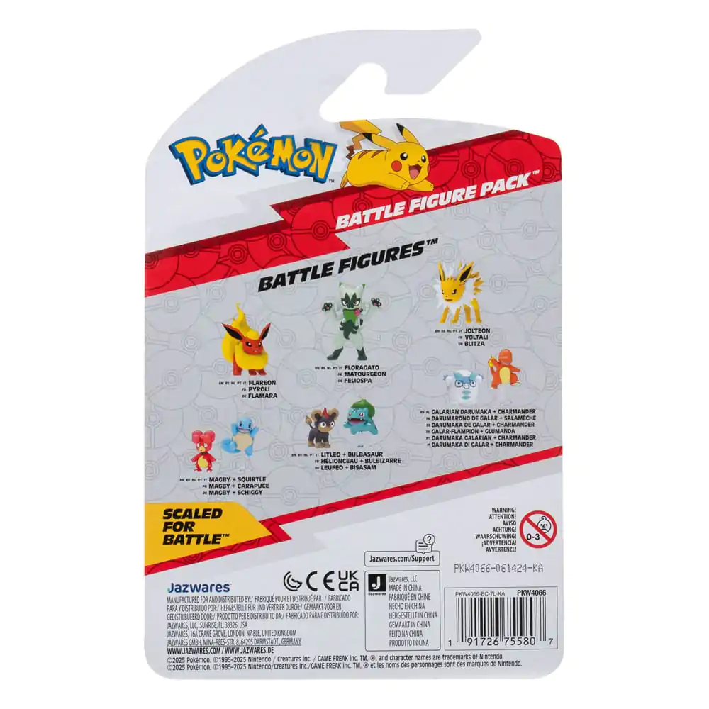 Pokémon Figure 2-Pack Snivy & Pikachu 8 cmPokémon figurici, paket 2 Snivy & Pikachu 8 cm fotografija izdelka
