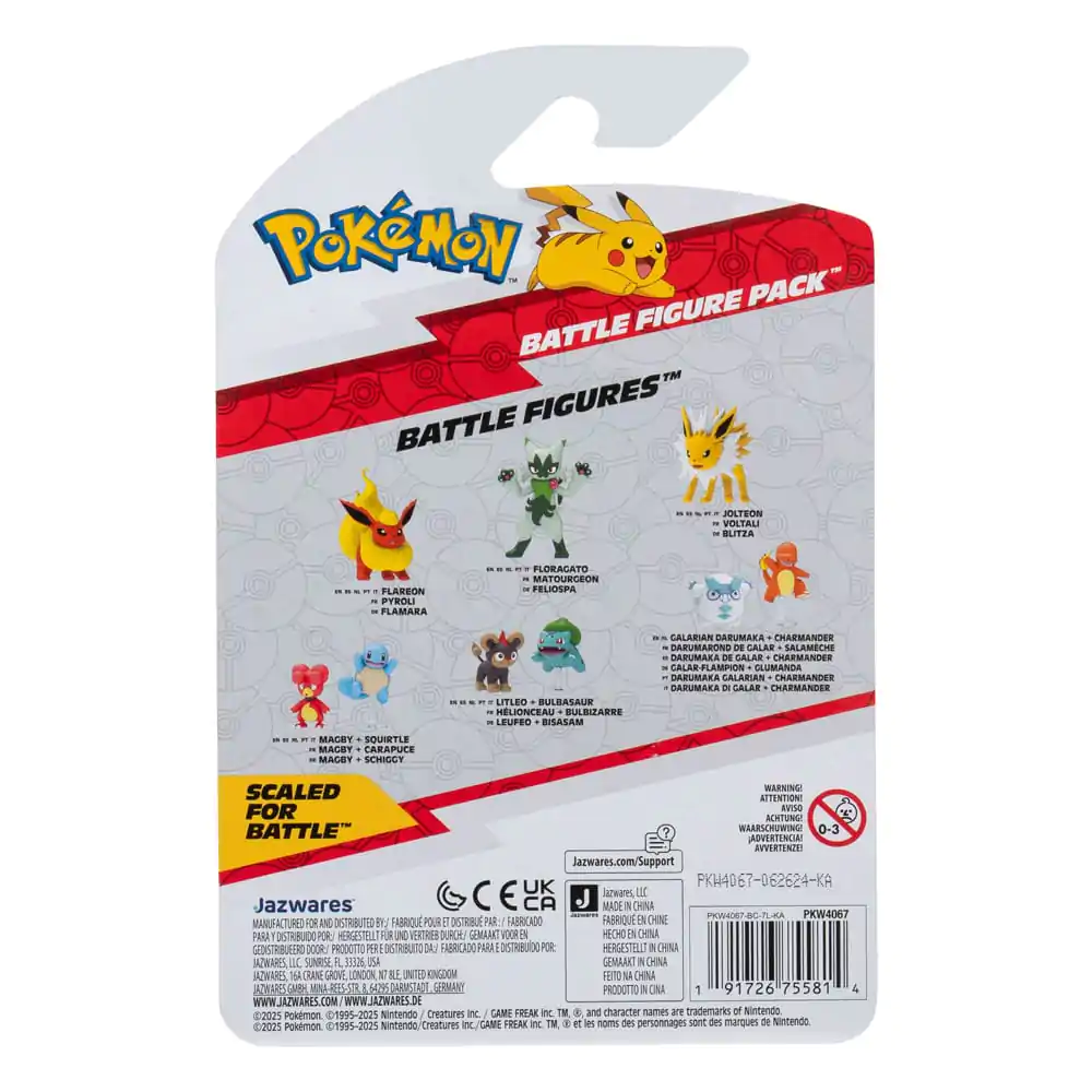 Pokémon Figure 2-Pack Tepig & Pikachu 8 cm Figurici fotografija izdelka