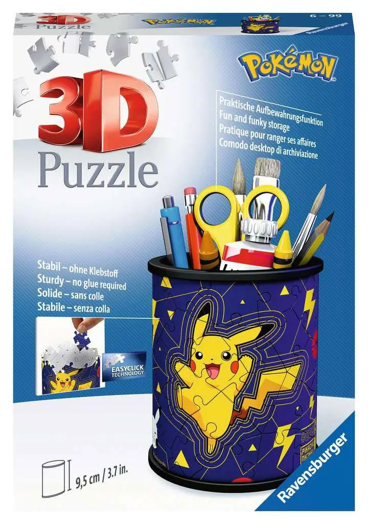 Pokémon 3D sestavljanka držalo za svinčnike (54 kosov) fotografija izdelka