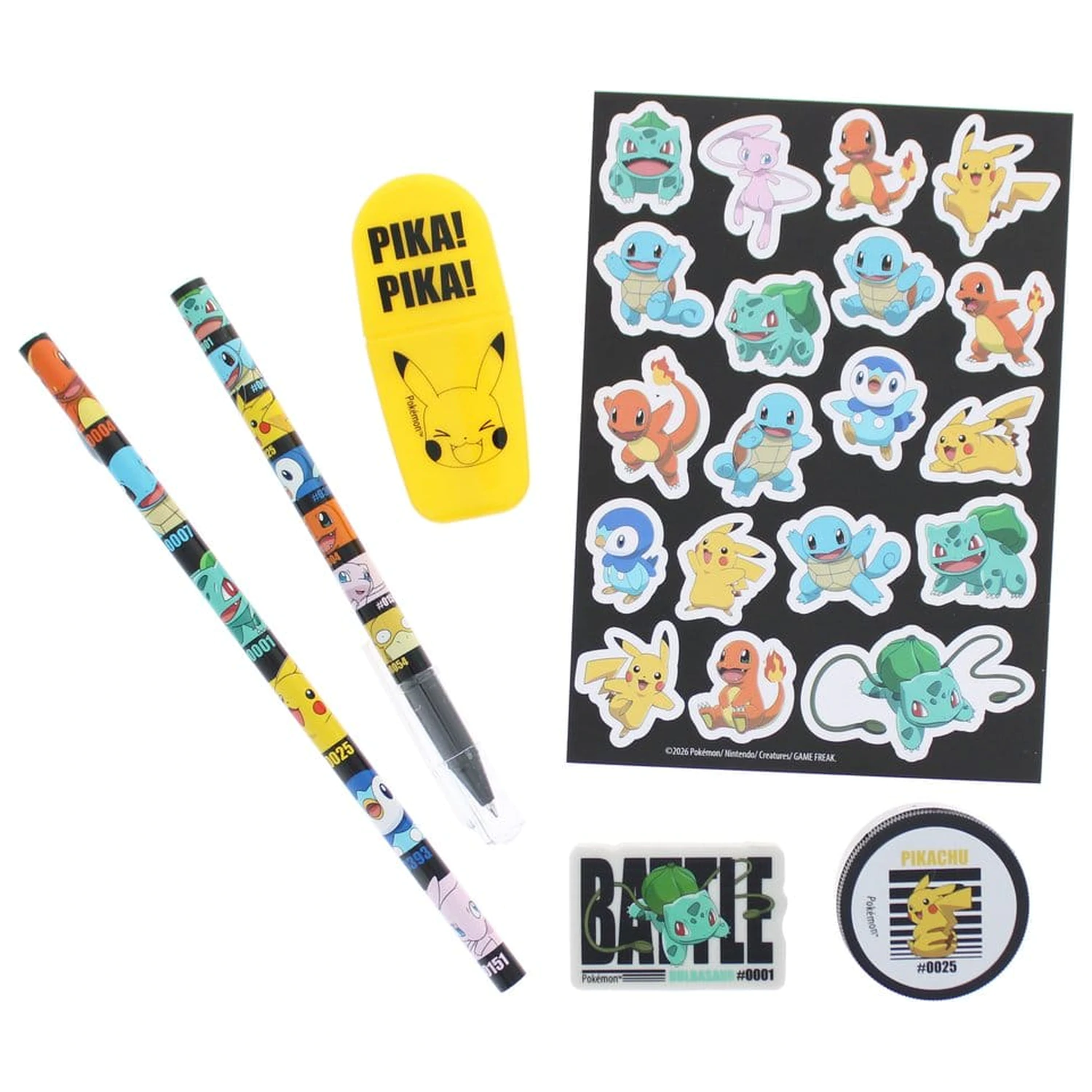 Pokémon pisarniški set, 7-delni fotografija izdelka