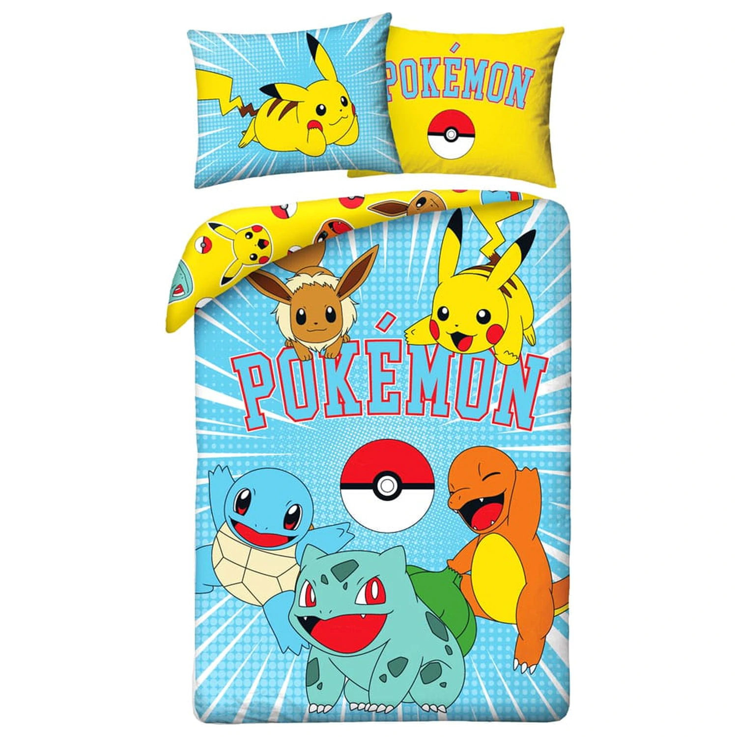 Pokémon set posteljnine Ver. 14 140 x 200 cm / 70 x 90 cm fotografija izdelka