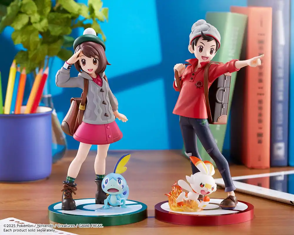 Pokémon ARTFXJ Kip 1/8 Gloria & Sobble 21 cm fotografija izdelka