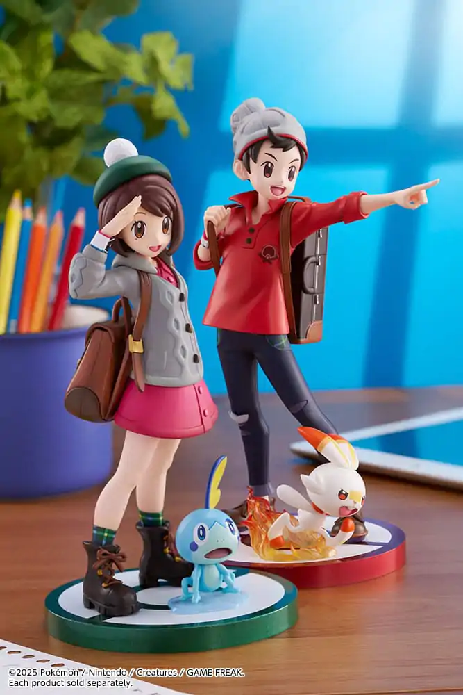 Pokémon ARTFXJ Kip 1/8 Gloria & Sobble 21 cm fotografija izdelka