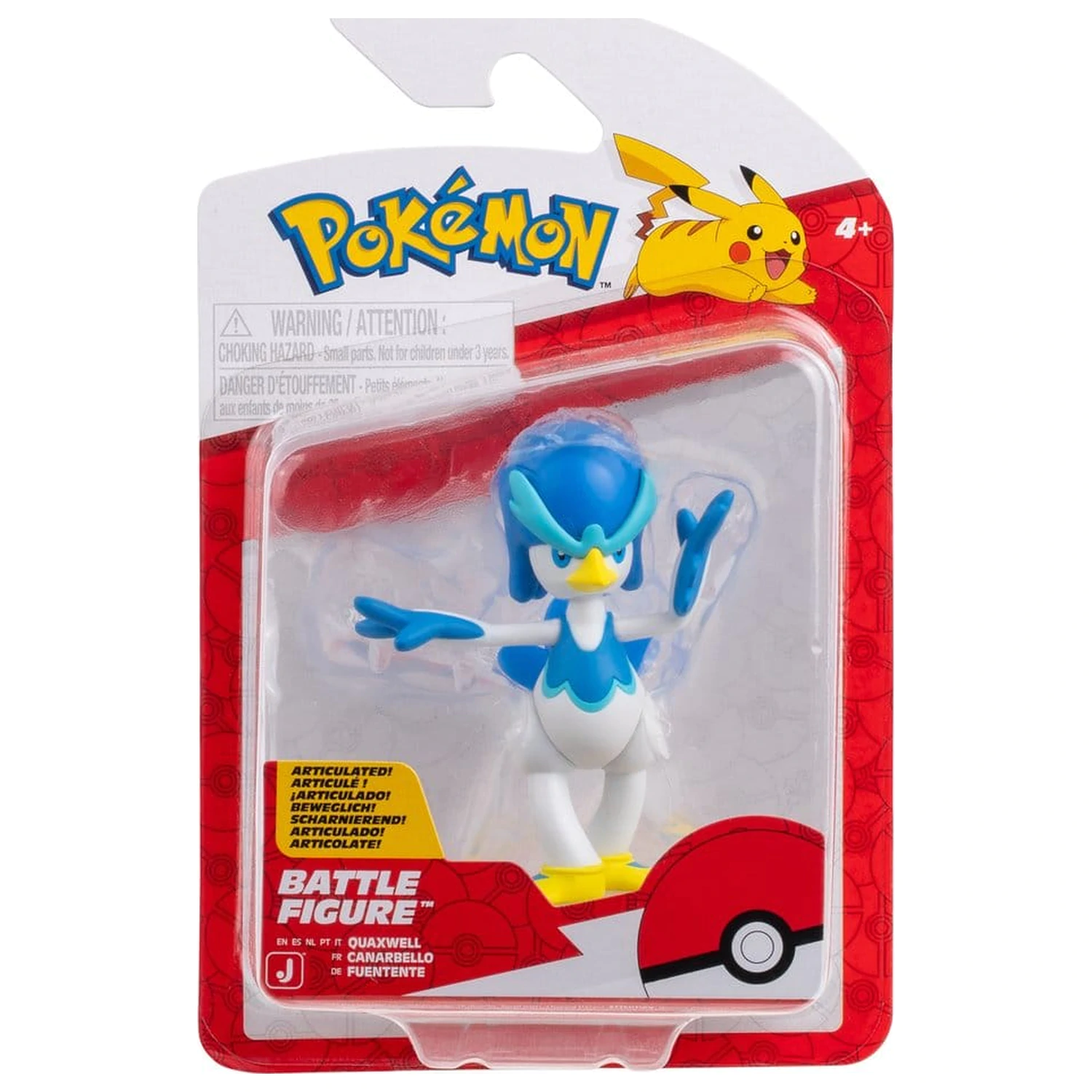 Pokémon Battle figura akcije figura Val 21 Quaxwell fotografija izdelka