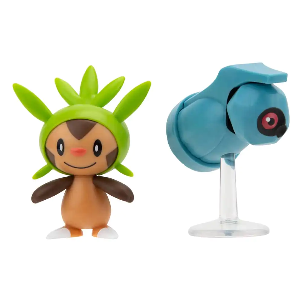 Pokémon Battle Figure First Partner Set Figura Set 2-Pack Chespin, Beldum 5 cm fotografija izdelka