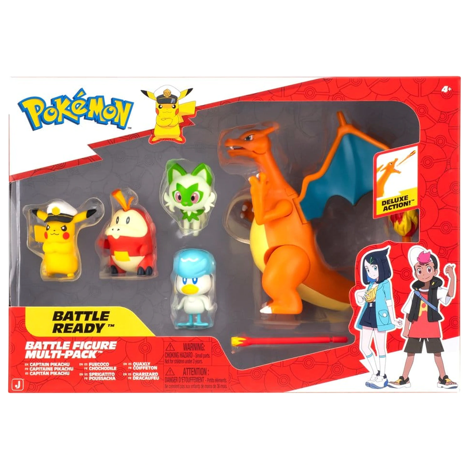Pokémon Battle Figure Akcijske figure 6-paketno večpakiranje fotografija izdelka