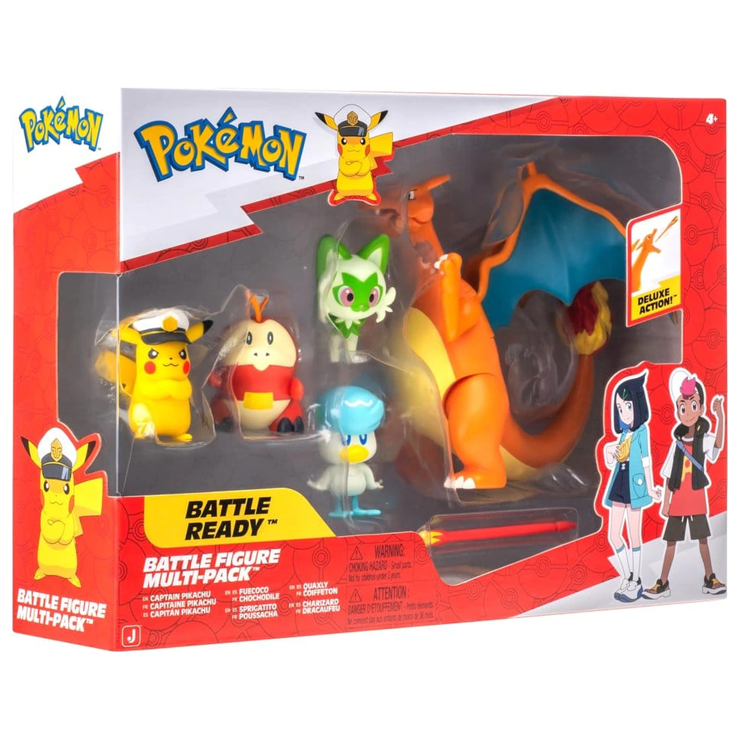 Pokémon Battle Figure Akcijske figure 6-paketno večpakiranje fotografija izdelka