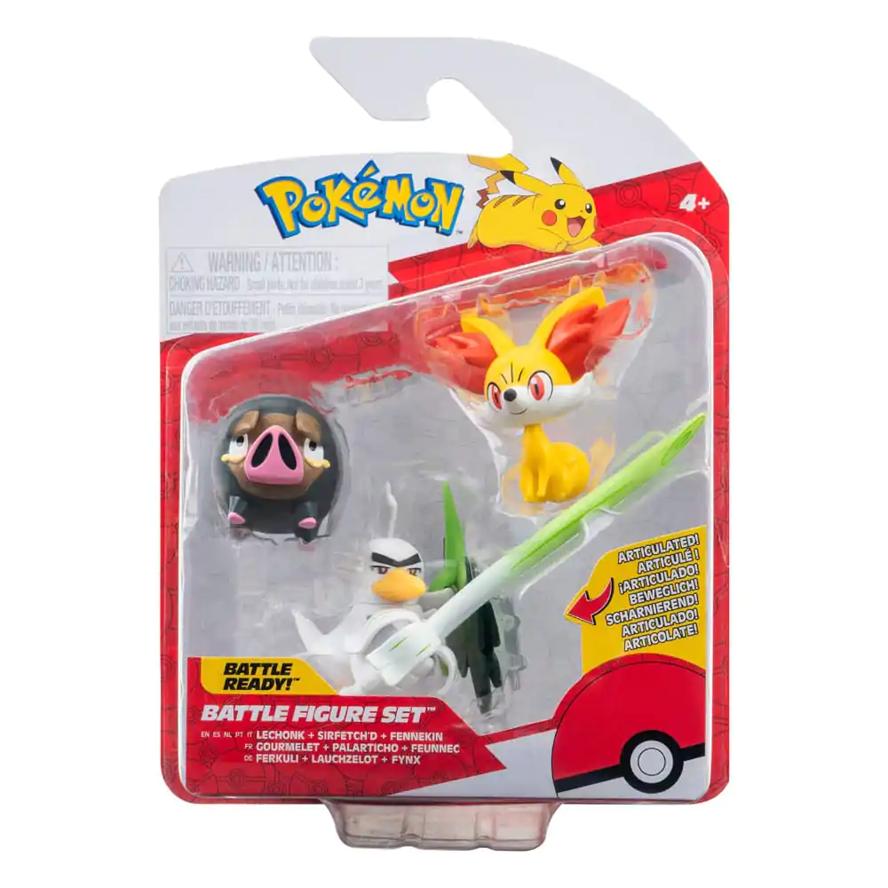 Pokémon Bojna figura Set 3-pak Fennekin, Lechonk, Sirfetch'd 5 cm fotografija izdelka