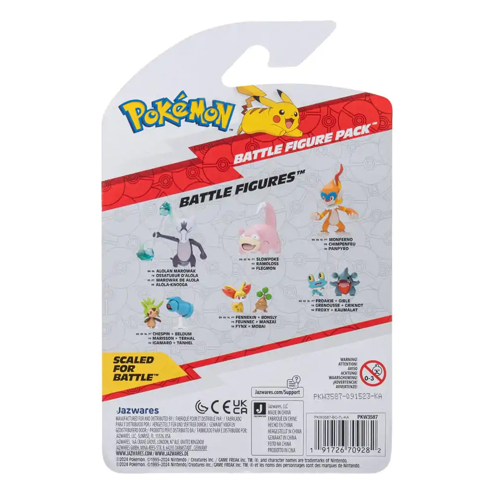 Pokémon Battle Figure First Partner Set Figura 2-Pack Bulbasaur #2, Pikachu #1 fotografija izdelka