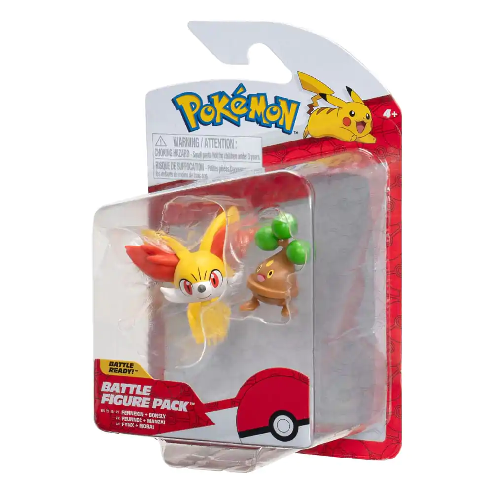 Pokémon Battle Figure First Partner Set Figura 2-Pack Fennekin, Bonsly 5 cm fotografija izdelka