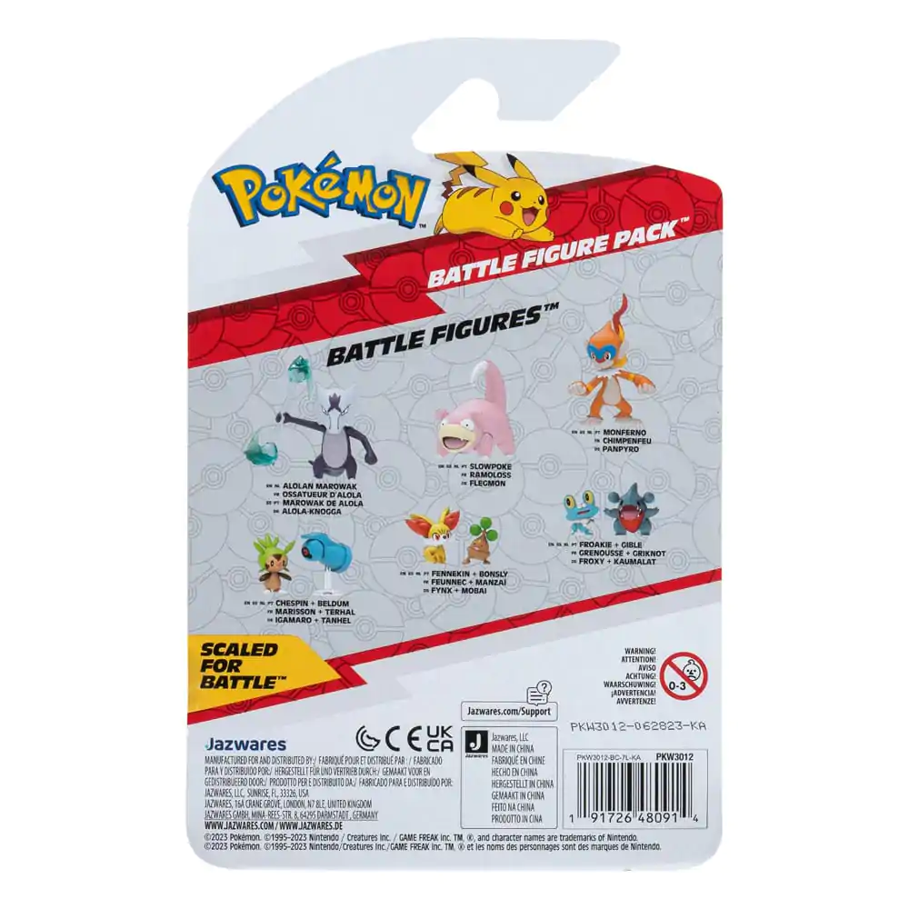 Pokémon Battle Figure First Partner Set Figura 2-Pack Fennekin, Bonsly 5 cm fotografija izdelka